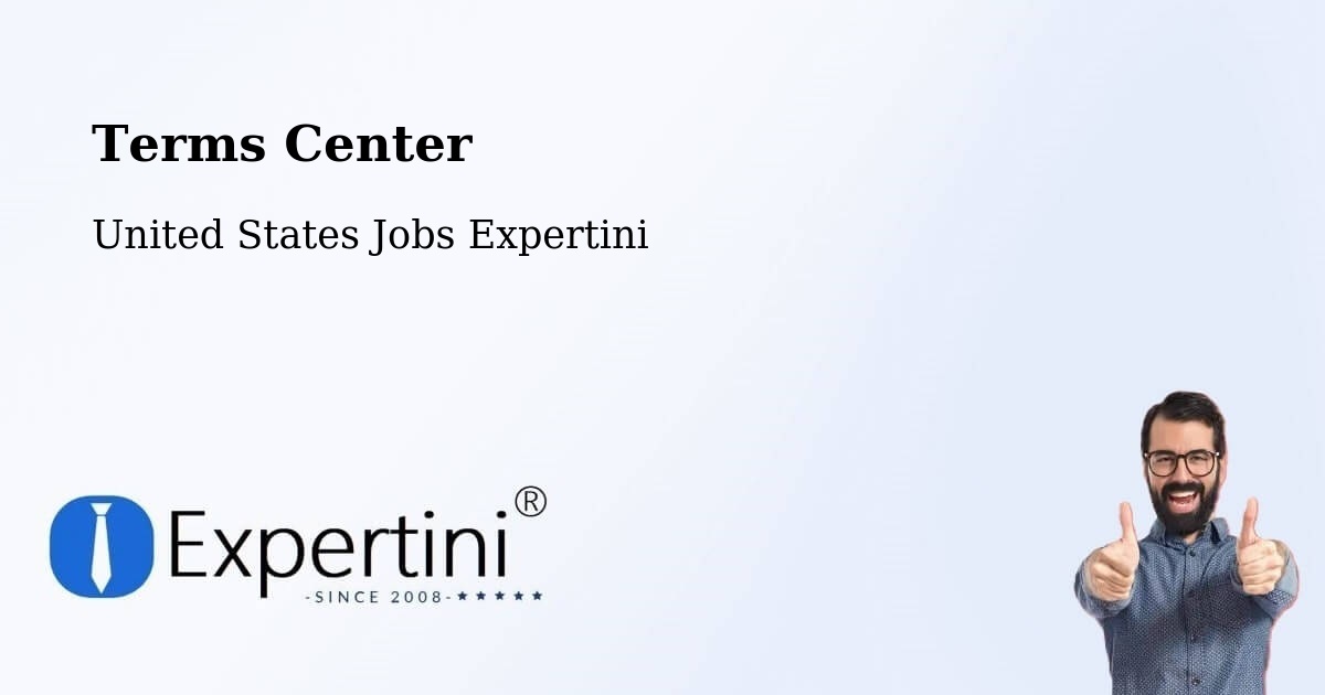 Terms of Service – Red Bluff - United States Jobs Expertini