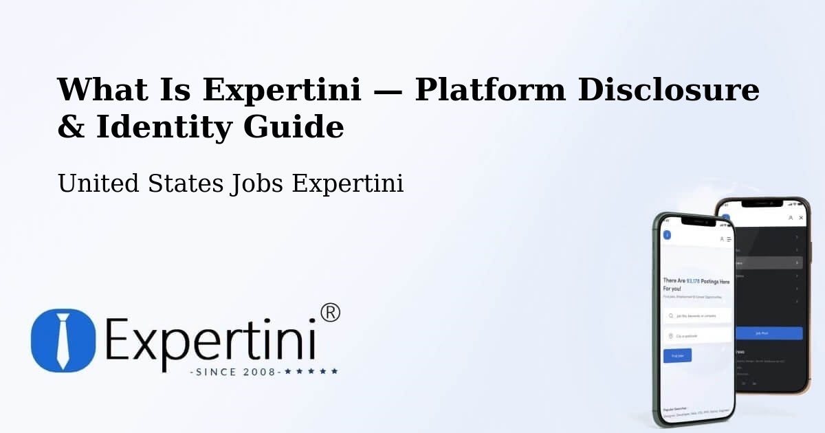 What Is Expertini — Platform Disclosure & Identity Guide – Red Bluff